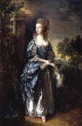 Thomas Gainsborough The hon.frances duncombe oil painting on canvas